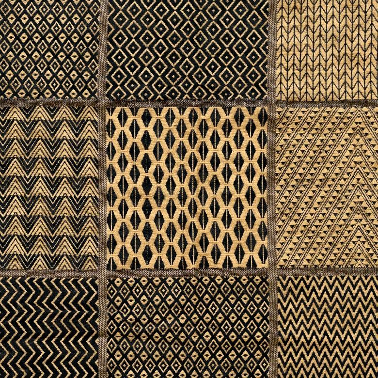 カーテン 幅110×丈178cm 柄 フラットカーテン アフリカン柄 幾何学柄 ネイティブ柄 間仕切り おしゃれ アジアン エスニック インド綿 リゾート 90217 | ブランド登録なし | 02