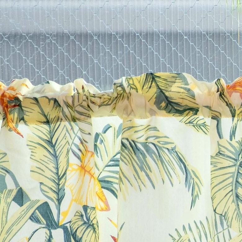 メール便対応 カフェカーテン のれん 幅110×丈45cm 綿100