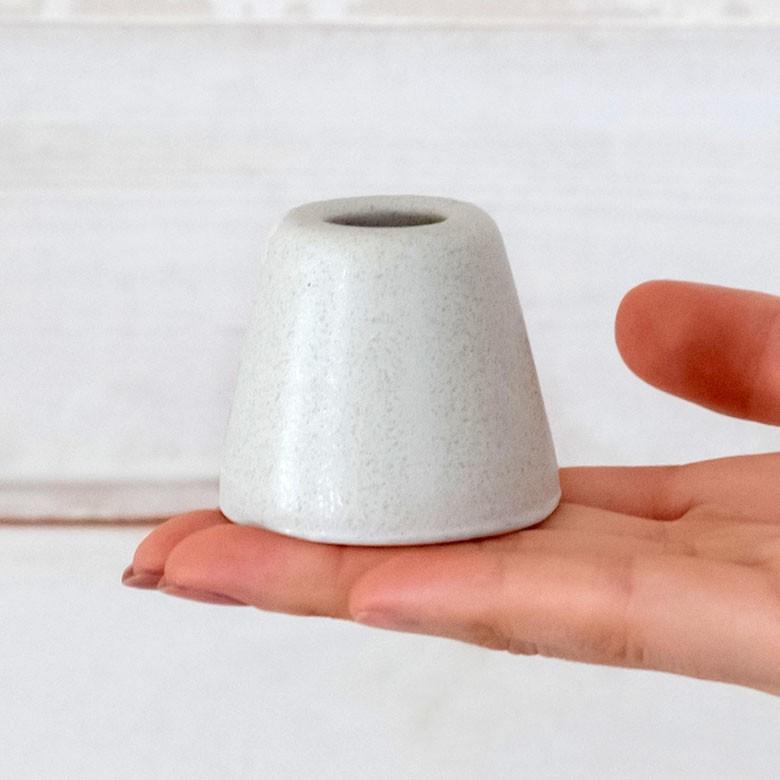 歯ブラシスタンド 歯ブラシホルダー 1本 陶器 ホワイト ブラウン ブラック  歯ブラシ立て おしゃれ 白 黒 茶 モダン シンプル モノトーン 洗面 バスルーム 90231 | ブランド登録なし | 07