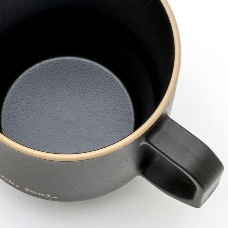 コップ うがいコップ 370ml 持ち手付き ホワイト ブラウン ブラック プラスチック カップ 取っ手付 ハンドル付 おしゃれ 白 黒 茶 ベージュ 素焼風 陶器風 90232 | ブランド登録なし | 13