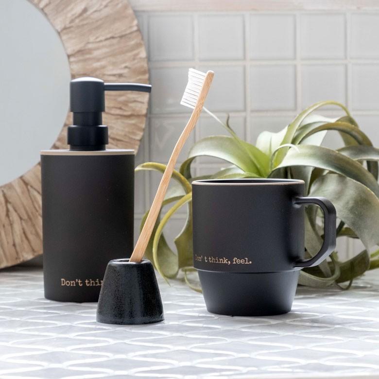 コップ うがいコップ 370ml 持ち手付き ホワイト ブラウン ブラック プラスチック カップ 取っ手付 ハンドル付 おしゃれ 白 黒 茶 ベージュ 素焼風 陶器風 90232 | ブランド登録なし | 12