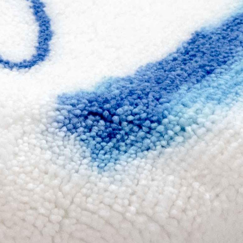 トイレカバー 便座カバー 洗浄便座用 サーフ柄 ホワイト ブルー ネイビー 消臭タグ付 フタカバー タイダイ染め風 おしゃれ 洗濯可 消臭 トイレ トイレ用品 90264 | ブランド登録なし | 03