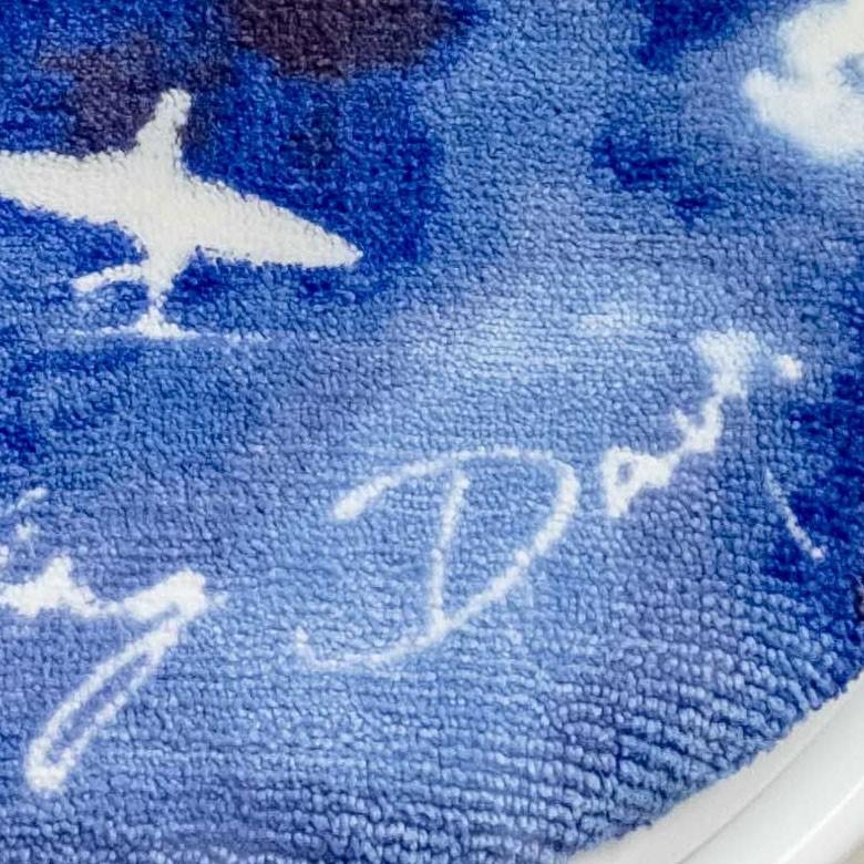 トイレカバー 便座カバー 洗浄便座用 サーフ柄 ホワイト ブルー ネイビー 消臭タグ付 フタカバー タイダイ染め風 おしゃれ 洗濯可 消臭 トイレ トイレ用品 90264 | ブランド登録なし | 18