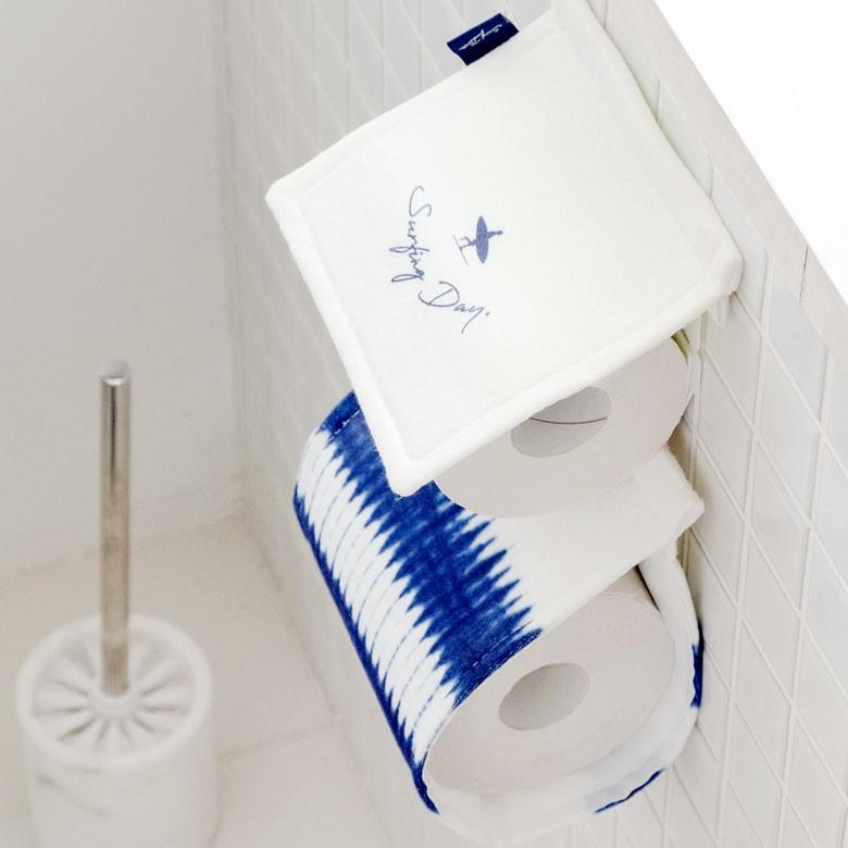 ぺーバーホルダーカバー トイレットペーパーホルダーカバー サーフ柄