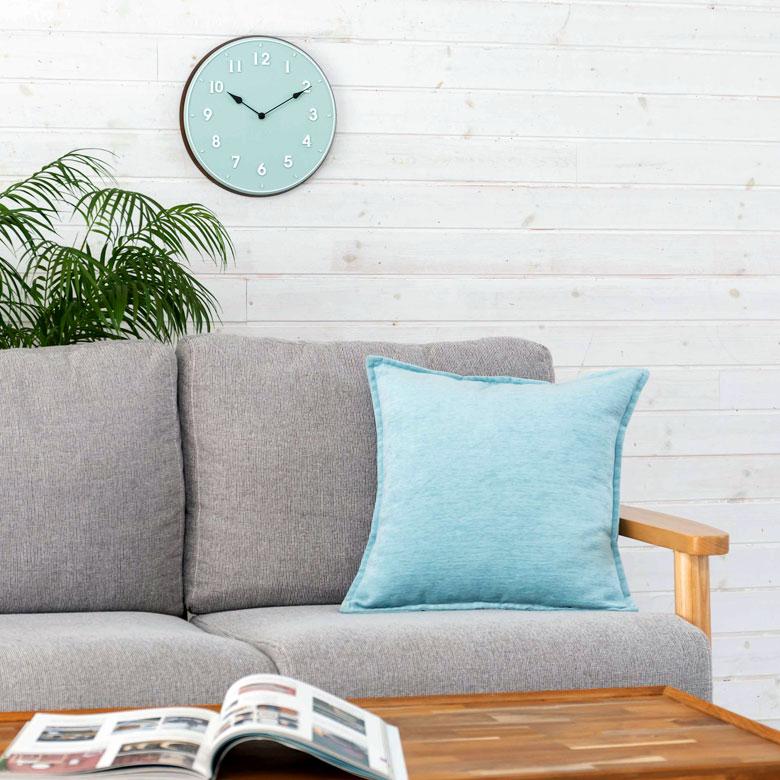 時計 壁掛け時計 丸型 直径30cm 合成樹脂 木 スイープムーブメント ウッド おしゃれ ウッドフレーム 立体文字 ナチュラル 北欧 シンプル かわいい 90276 | INTERFORM | 04