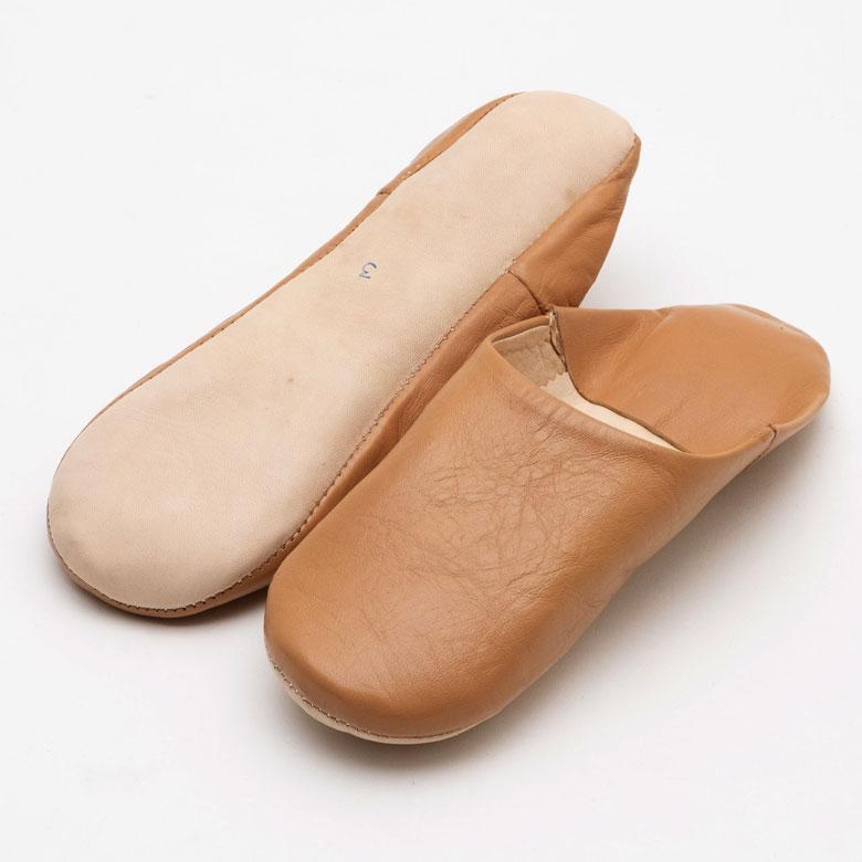 スリッパ バブーシュ 無地 革 レザー ルームシューズ 皮革 シープスキン モロッカン おしゃれ ギフト プレゼント 90280 | ブランド登録なし | 20