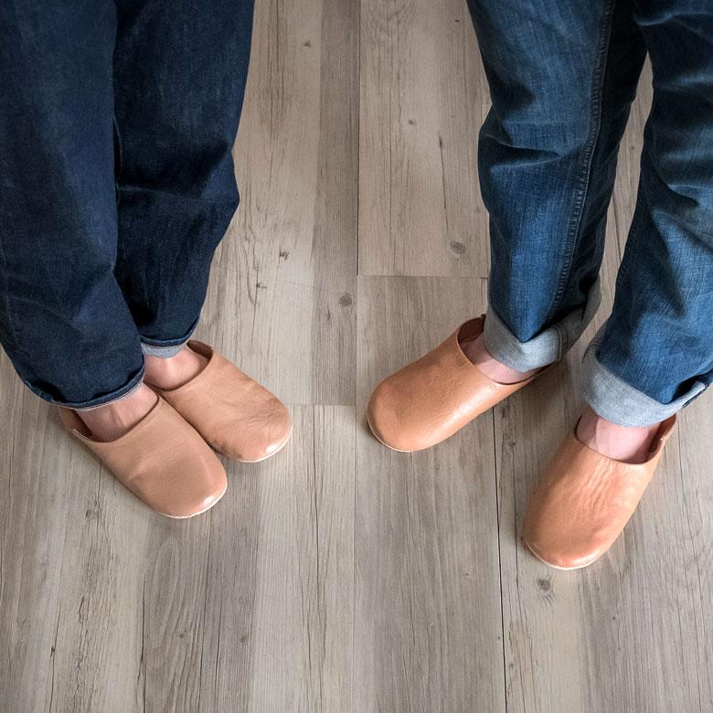 スリッパ バブーシュ 無地 革 レザー ルームシューズ 皮革 シープスキン モロッカン おしゃれ ギフト プレゼント 90280 | ブランド登録なし | 24