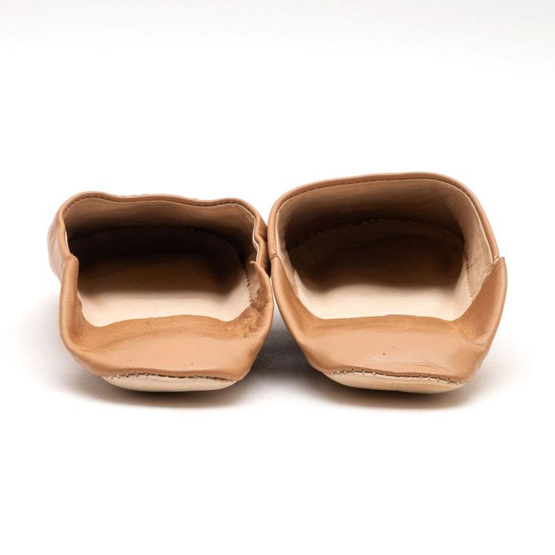 スリッパ バブーシュ 無地 革 レザー ルームシューズ 皮革 シープスキン モロッカン おしゃれ ギフト プレゼント 90280 | ブランド登録なし | 16