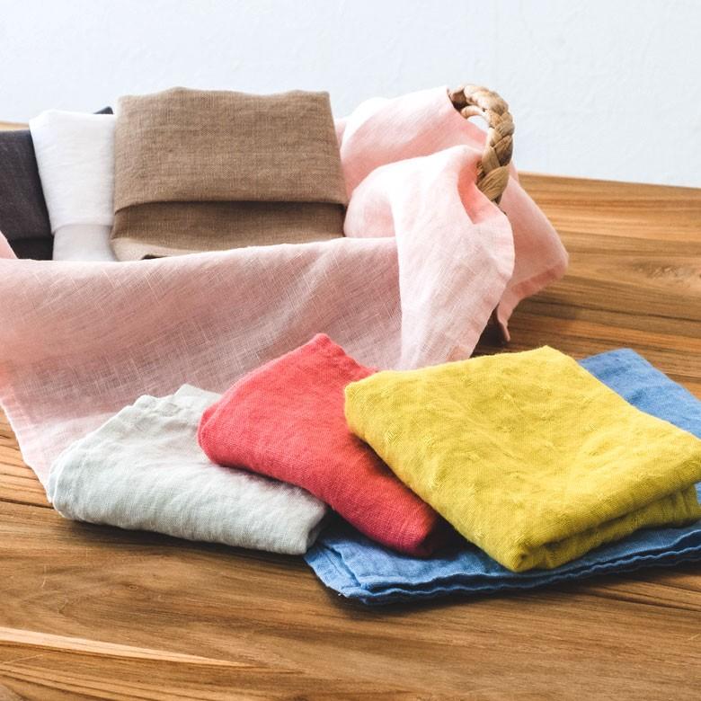 キッチンクロス リネン 北欧 正方形 台拭き 無地 雑貨 おしゃれ クロス お弁当包み リネン100% キッチン ハンドタオル Lino e lina リーノ エ リーナ 90281 | ブランド登録なし