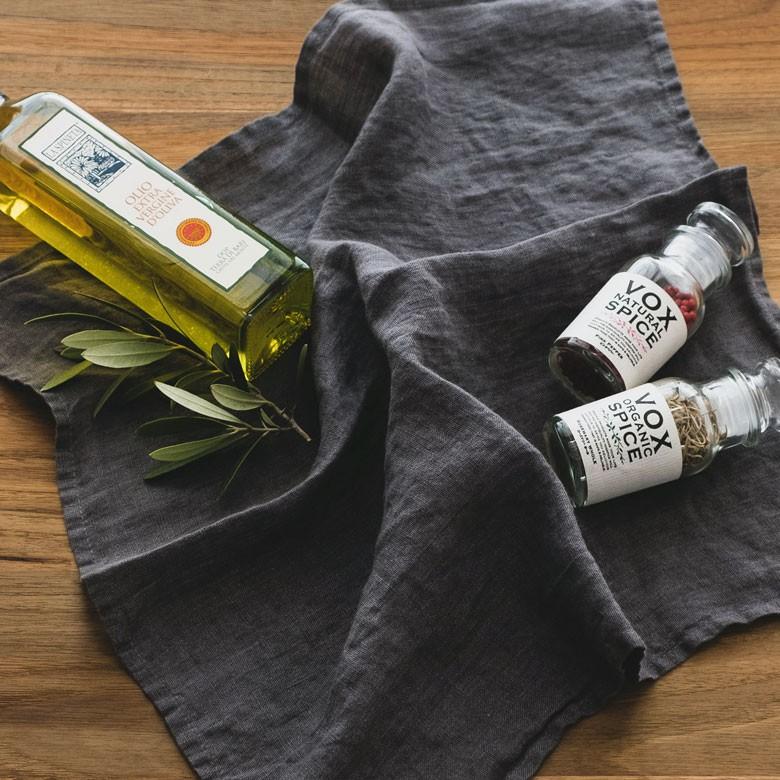 キッチンクロス リネン 北欧 正方形 台拭き 無地 雑貨 おしゃれ クロス お弁当包み リネン100% キッチン ハンドタオル Lino e lina リーノ エ リーナ 90281 | ブランド登録なし | 24