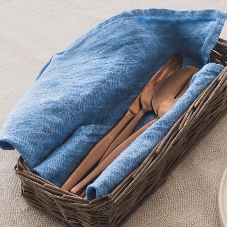 キッチンクロス リネン 北欧 正方形 台拭き 無地 雑貨 おしゃれ クロス お弁当包み リネン100% キッチン ハンドタオル Lino e lina リーノ エ リーナ 90281 | ブランド登録なし | 27