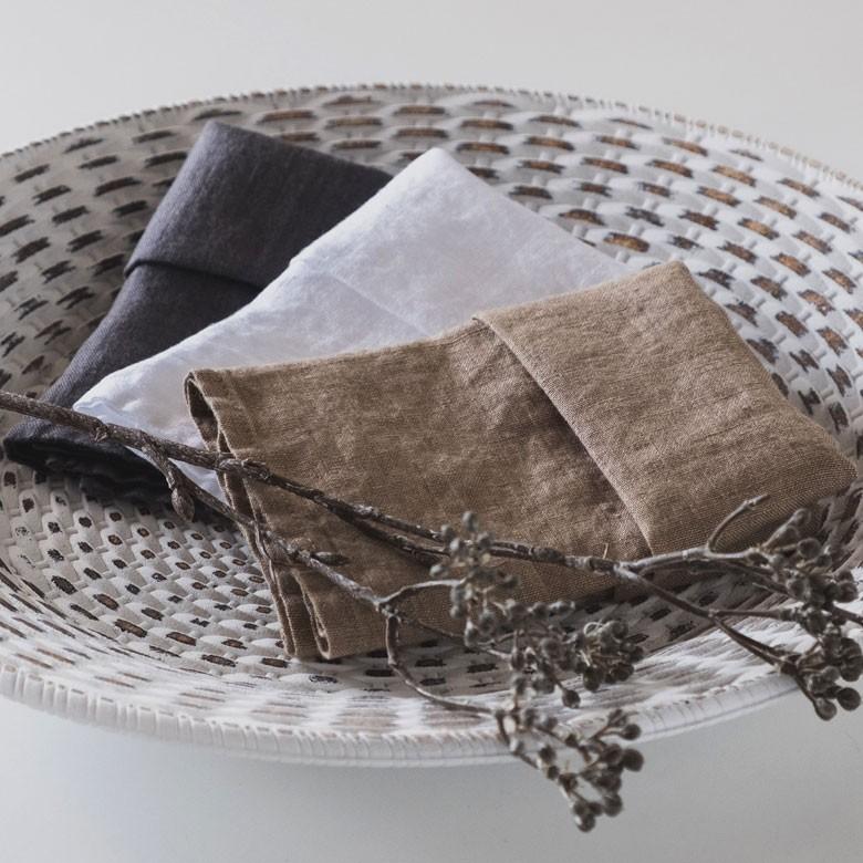 キッチンクロス リネン 北欧 正方形 台拭き 無地 雑貨 おしゃれ クロス お弁当包み リネン100% キッチン ハンドタオル Lino e lina リーノ エ リーナ 90281 | ブランド登録なし | 17