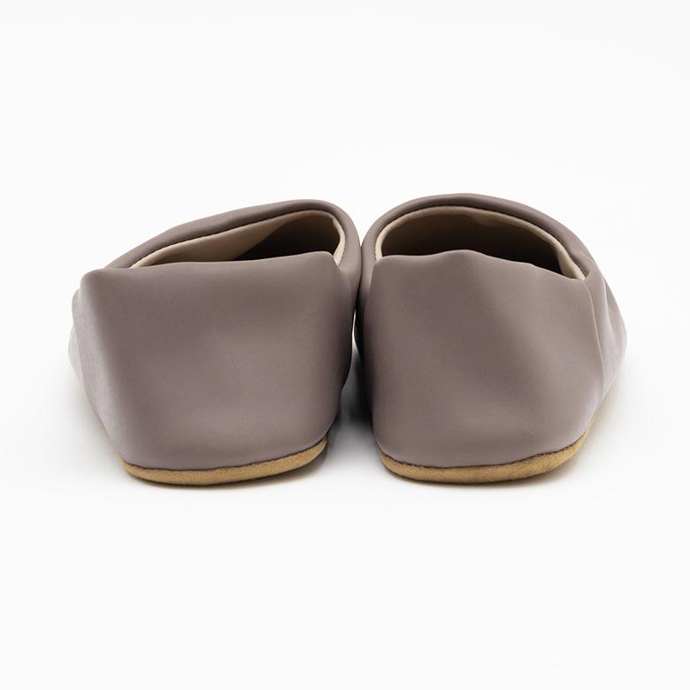 バブーシュ 無地 メンズ ソフトレザー スリッパ ルームシューズ レザー調 おしゃれ シンプル 玄関 リビング 寝室 携帯用 室内履き 来客用 北欧 西海岸 90290 | 現代百貨 | 19