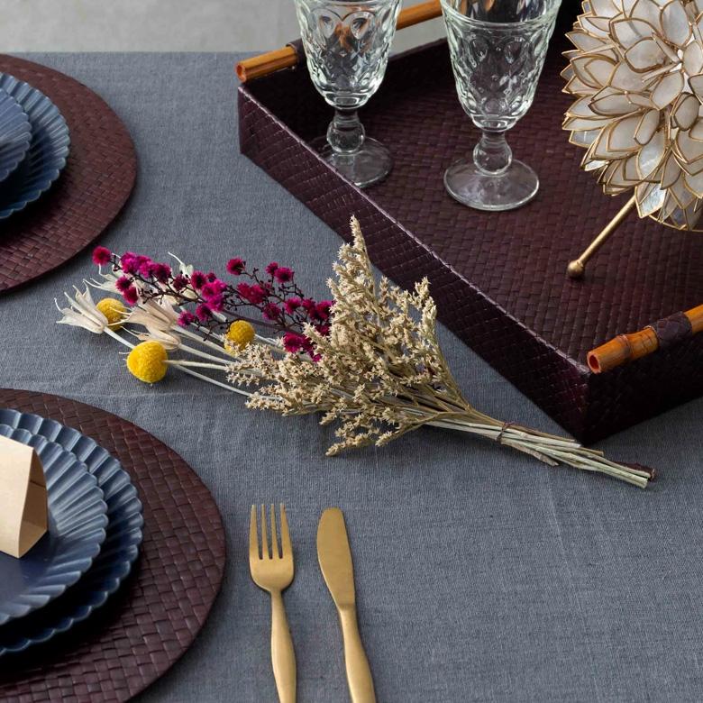 ドライフラワー プリザーブドフラワー ブーケ アソート 天然素材 スワッグ 花束 包装 ギフト プレゼント インテリア パッケージ付き ボックス付き 90298 | ブランド登録なし | 12