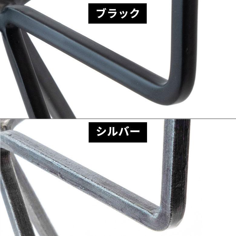 プランタースタンド アイアン スチール 直径17.5cm H25cm ブラック グレー 植木鉢スタンド 5号鉢 フラワースタンド 3本脚 90309 | ブランド登録なし | 13