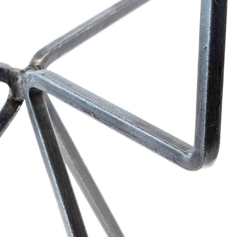 プランタースタンド アイアン スチール 直径17.5cm H25cm ブラック グレー 植木鉢スタンド 5号鉢 フラワースタンド 3本脚 90309 | ブランド登録なし | 15