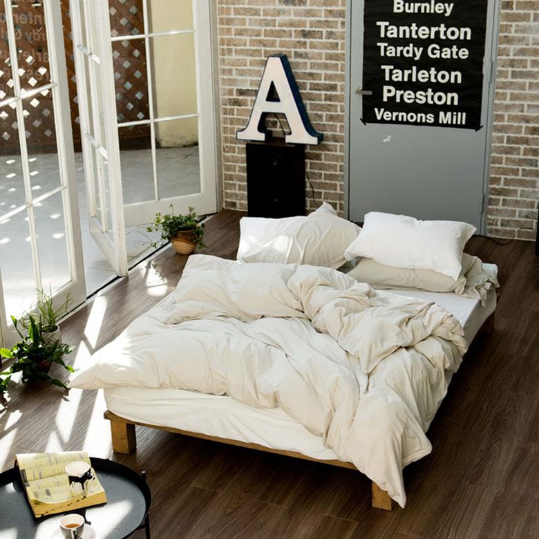 ボックスシーツ ベッドカバー ダブル 140×200cm 無地 ベッドリネン BOXシーツ 綿100% コットン ストレッチ素材 伸縮 天竺 メリヤス 90321 | ブランド登録なし | 16