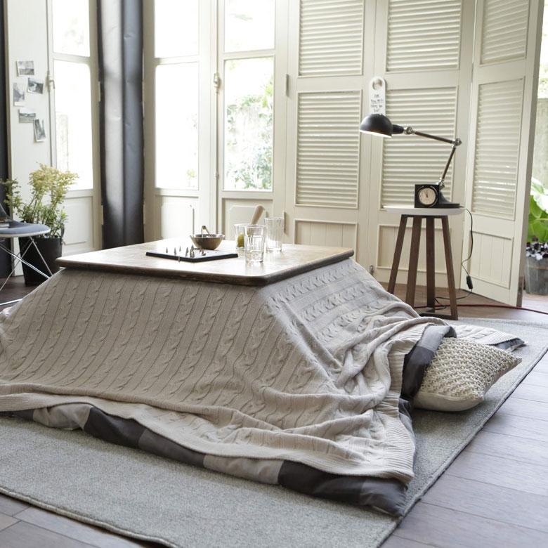 マルチカバー ケーブルニット アクリル 正方形 190×190cm ブランケット ブランケット 大判 大きめ ニット 縄編み ウォッシャブル素材 Fab the Home 90330 | ブランド登録なし | 10