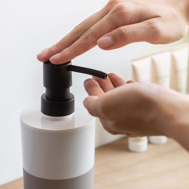 ハンドソープ ディスペンサー ソープディスペンサー 泡タイプ 360ml ポンプ式