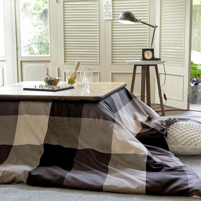 こたつカバー こたつ布団カバー こたつ布団 正方形 約200×200cm 市松模様 洗える おしゃれ 掛け布団 北欧 かわいい カジュアル モダン 90339 | ブランド登録なし | 08