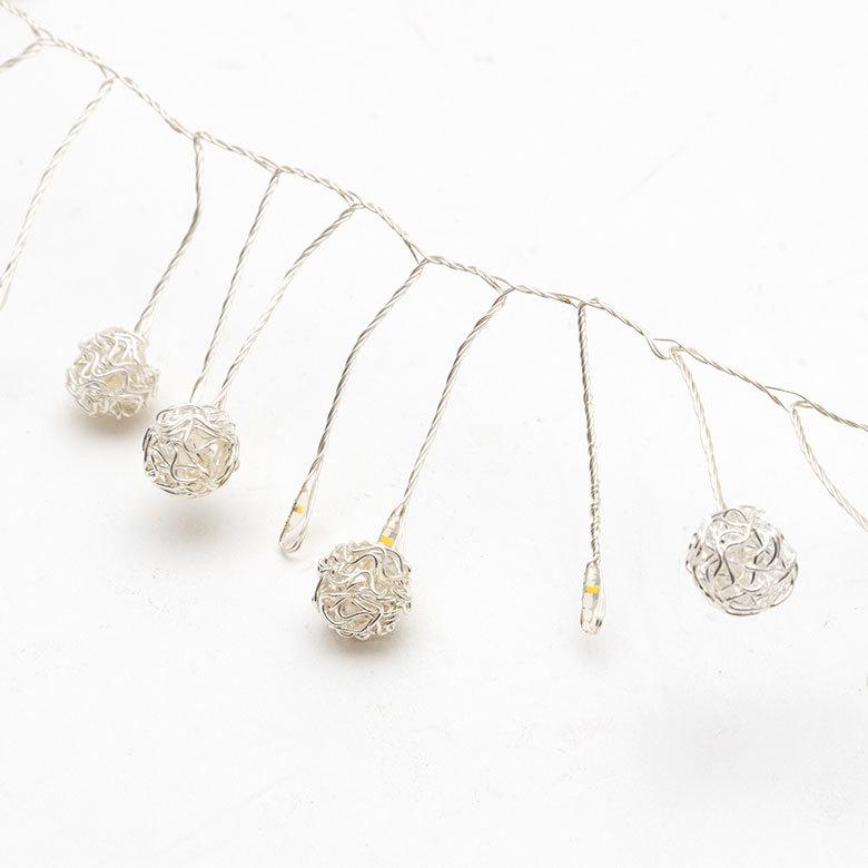 LED ストリングライト クリスマス 電飾 150cm ゴールド シルバー インテリア 北欧 雑貨 照明 90345 | ブランド登録なし | 14