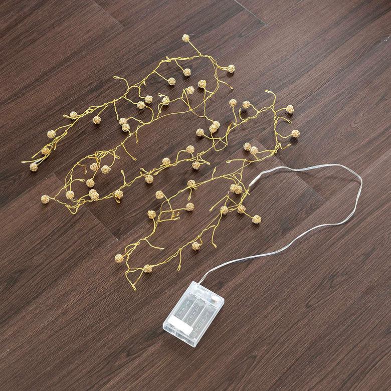 LED ストリングライト クリスマス 電飾 150cm ゴールド シルバー インテリア 北欧 雑貨 照明 90345 | ブランド登録なし | 15