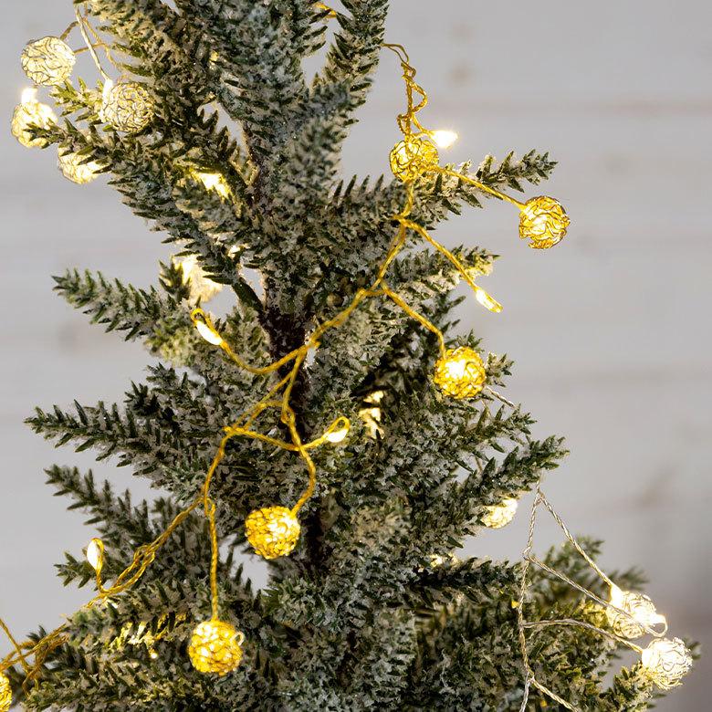LED ストリングライト クリスマス 電飾 150cm ゴールド シルバー インテリア 北欧 雑貨 照明 90345 | ブランド登録なし | 17