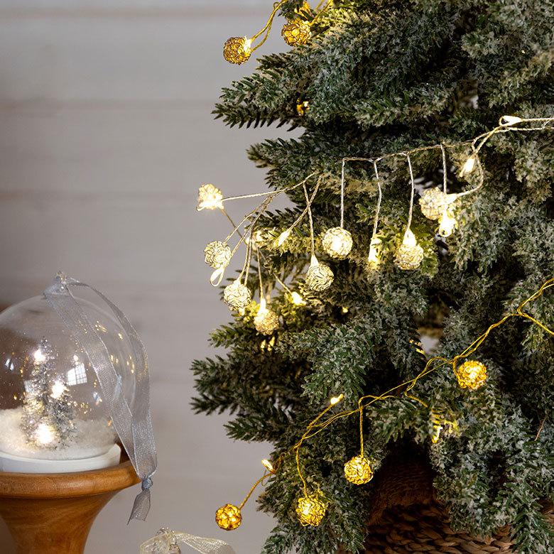 LED ストリングライト クリスマス 電飾 150cm ゴールド シルバー インテリア 北欧 雑貨 照明 90345 | ブランド登録なし | 10