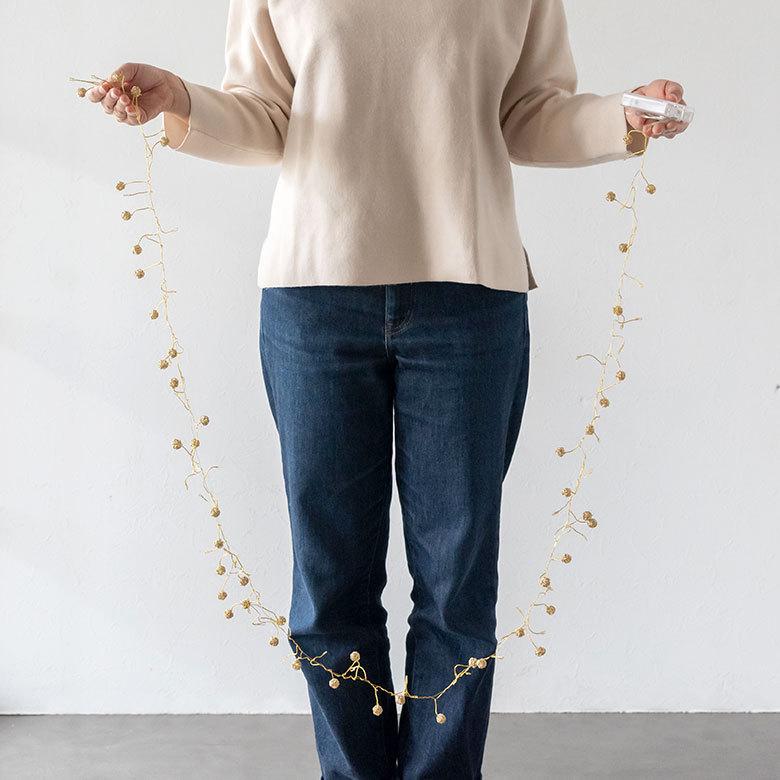 LED ストリングライト クリスマス 電飾 150cm ゴールド シルバー インテリア 北欧 雑貨 照明 90345 | ブランド登録なし | 11