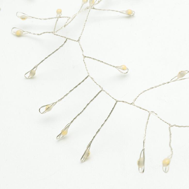 LED ストリングライト クリスマス 電飾 150cm コッパー シルバー インテリア 北欧 雑貨 照明 90346 | ブランド登録なし | 16