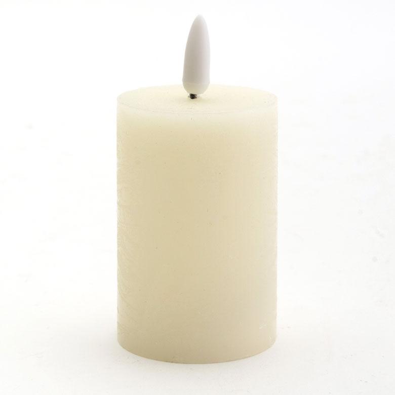 キャンドル型LEDライト ロウ デコレーション クリスマス 置物 電飾 卓上 蝋 ろう オブジェ オフホワイト おしゃれ かわいい イルミネーション インテリア 90352 |  | 04