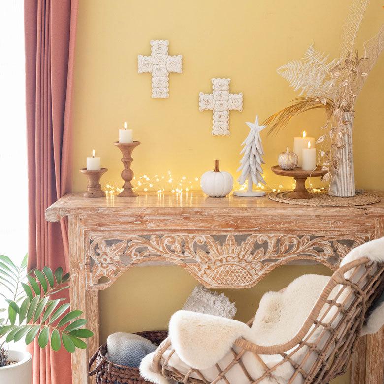 LEDライト キャンドル型 Sサイズ 2個セット インテリア イルミネーション クリスマス 電飾 オブジェ 卓上 北欧 雑貨 90353 | ブランド登録なし | 11