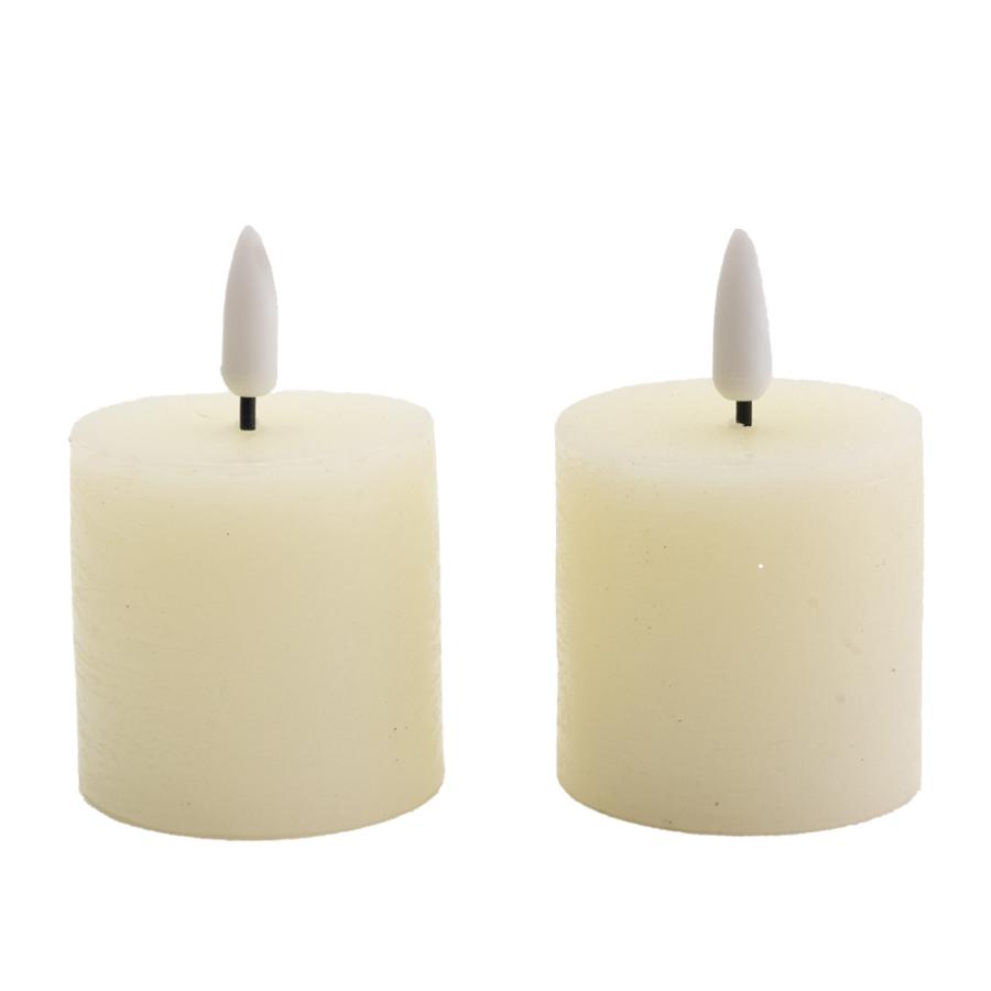 LEDライト キャンドル型 Sサイズ 2個セット インテリア イルミネーション クリスマス 電飾 オブジェ 卓上 北欧 雑貨 90353 | ブランド登録なし | 13