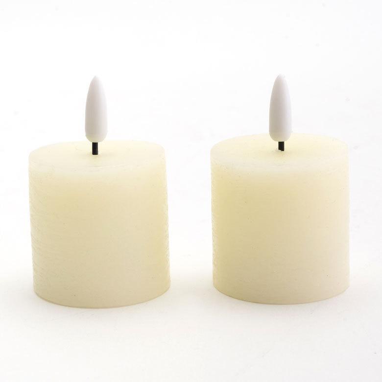 LEDライト キャンドル型 Sサイズ 2個セット インテリア イルミネーション クリスマス 電飾 オブジェ 卓上 北欧 雑貨 90353 | ブランド登録なし | 04