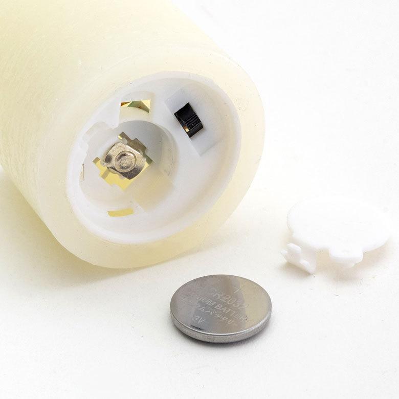 LEDライト キャンドル型 Sサイズ 2個セット インテリア イルミネーション クリスマス 電飾 オブジェ 卓上 北欧 雑貨 90353 | ブランド登録なし | 06