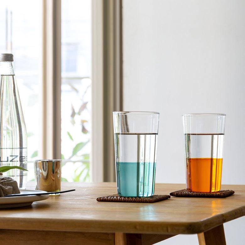 グラス タンブラー ガラス 500ml ツートーン コップ ガラス グラス タンブラー ガラス 500ml ツートーン コップ ガラス