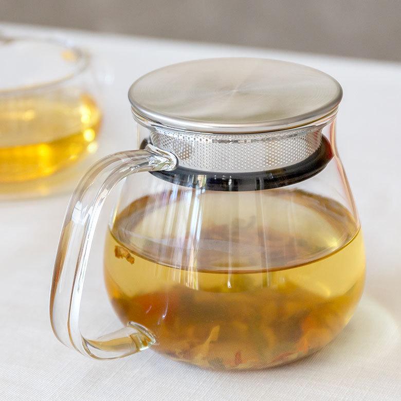 ティーポット 460ml 耐熱ガラス ガラス茶器 ガラスポット 電子レンジ可 食洗機可 茶こし付き 紅茶ポット キッチン用品 90384 | ブランド登録なし | 13