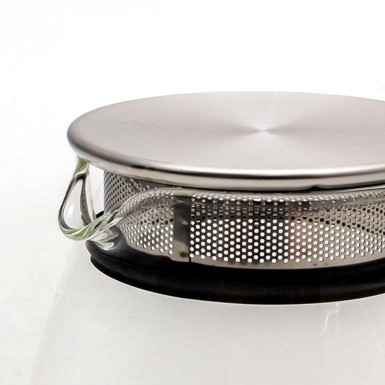 ティーポット 460ml 耐熱ガラス ガラス茶器 ガラスポット 電子レンジ可 食洗機可 茶こし付き 紅茶ポット キッチン用品 90384 | ブランド登録なし | 02