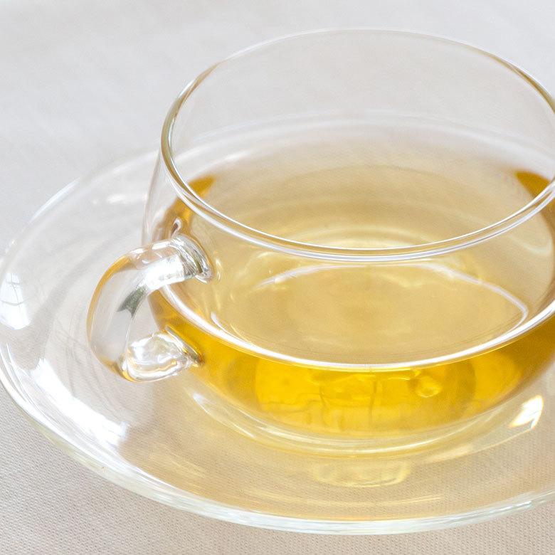 ティーカップ＆ソーサー 230ml 耐熱ガラス クリア 電子レンジ可 食洗機可 シンプル カフェ かわいい キッチン用品 90385 | ブランド登録なし | 02