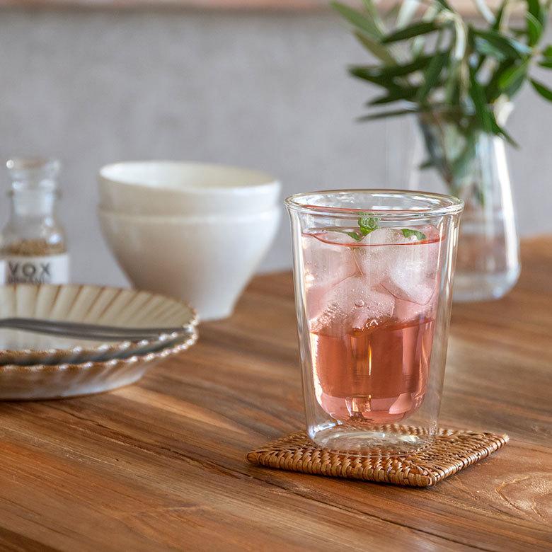 グラス カクテルグラス ダブルウォール 耐熱ガラス 290ml 2層構造 クリア電子レンジ可 食洗機可 タンブラー おしゃれ シンプル 90387 | ブランド登録なし | 13