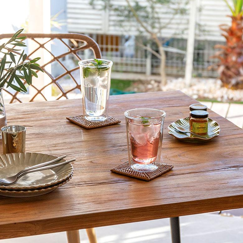 グラス カクテルグラス ダブルウォール 耐熱ガラス 290ml 2層構造 クリア電子レンジ可 食洗機可 タンブラー おしゃれ シンプル 90387 | ブランド登録なし | 17