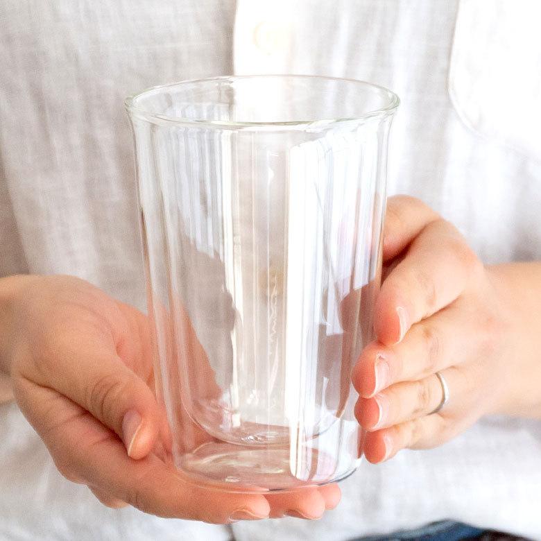 グラス カクテルグラス ダブルウォール 耐熱ガラス 290ml 2層構造 クリア電子レンジ可 食洗機可 タンブラー おしゃれ シンプル 90387 | ブランド登録なし | 04