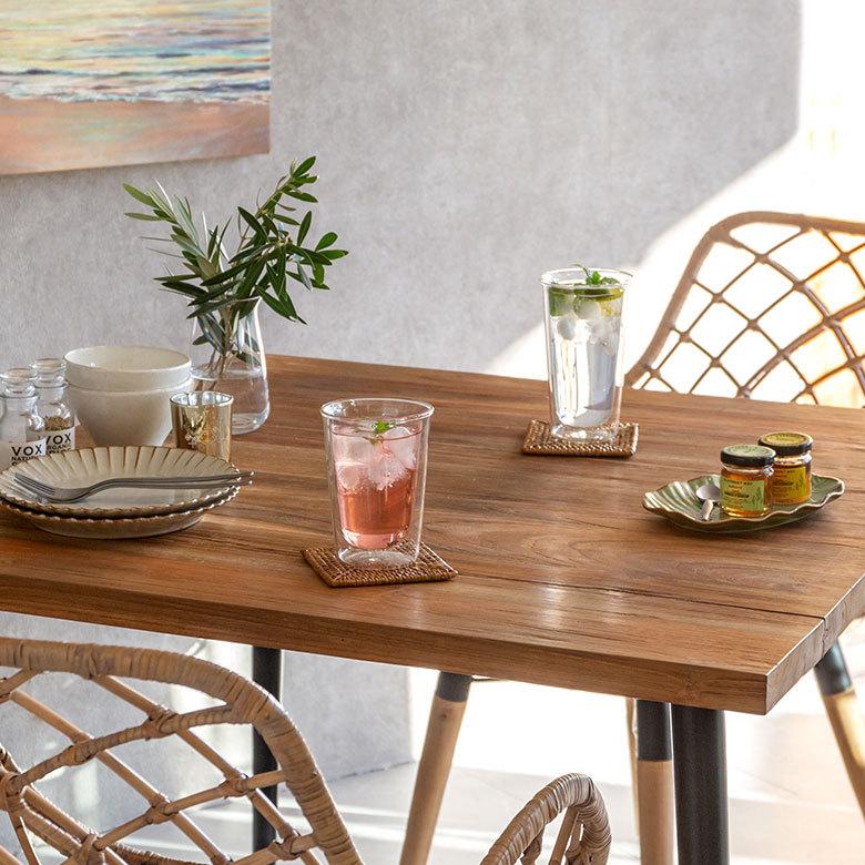 グラス カクテルグラス ダブルウォール 耐熱ガラス 290ml 2層構造 クリア電子レンジ可 食洗機可 タンブラー おしゃれ シンプル 90387 | ブランド登録なし | 05