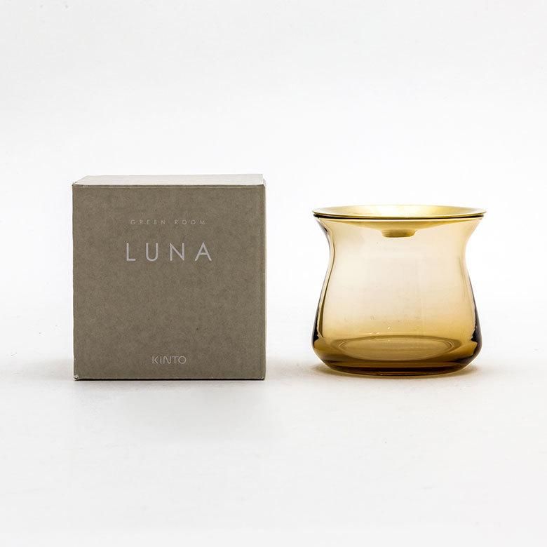 フラワーベース 一輪挿し ガラス 真鍮 クリア ブラウン 花瓶 170ml 水耕栽培 インテリア ブラウン おしゃれ 90389 | ブランド登録なし | 18