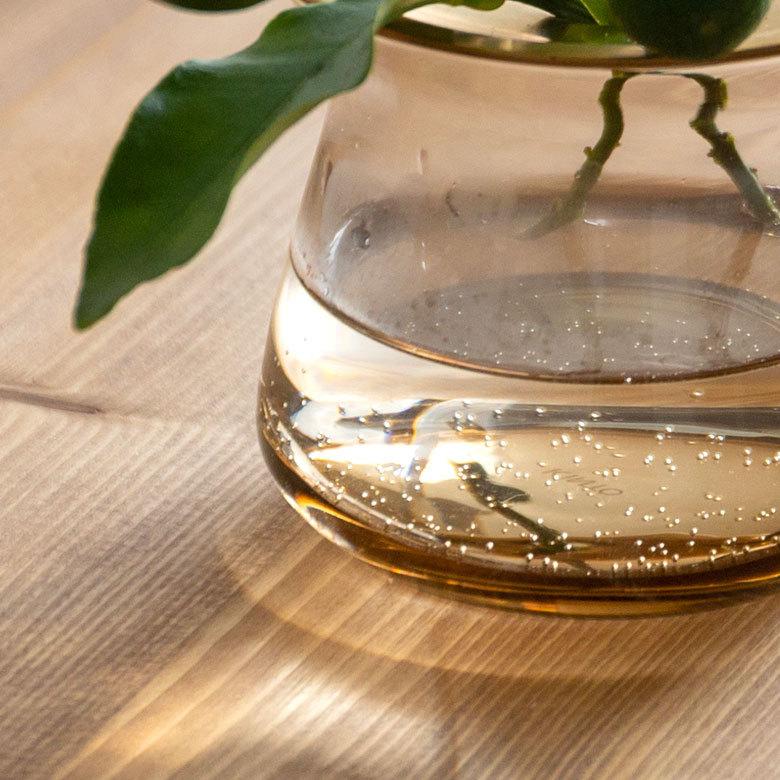 フラワーベース 一輪挿し ガラス 真鍮 クリア ブラウン 花瓶 170ml 水耕栽培 インテリア ブラウン おしゃれ 90389 | ブランド登録なし | 05