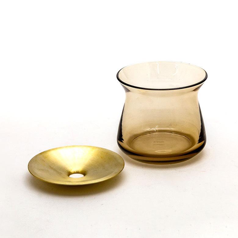 フラワーベース 一輪挿し ガラス 真鍮 クリア ブラウン 花瓶 170ml 水耕栽培 インテリア ブラウン おしゃれ 90389 | ブランド登録なし | 11