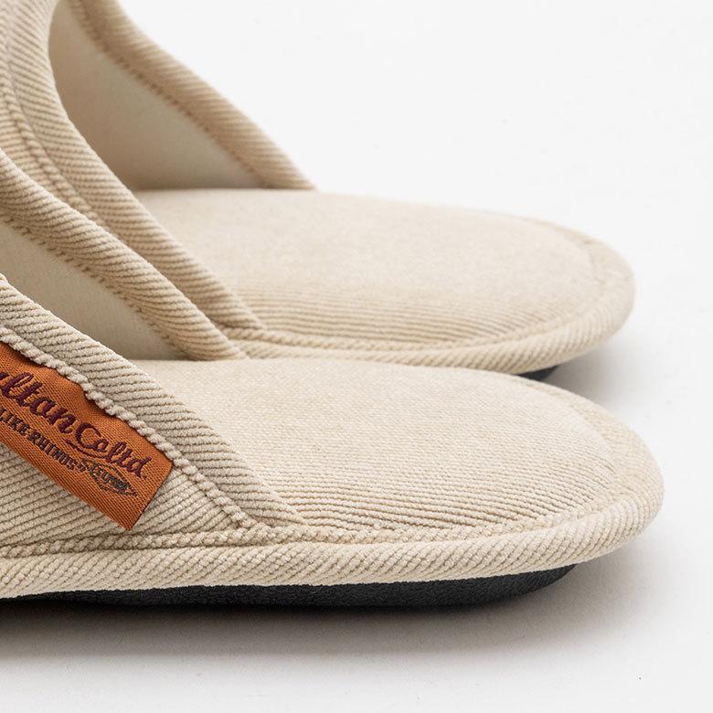 スリッパ 室内 履き 袋付き ルームシューズ  携帯 スリッパ  レディース 無地 コーデュロイ シンプル おしゃれ 収納 来客用 旅行 トイレ ダルトン DULTON 90396 | ブランド登録なし | 16