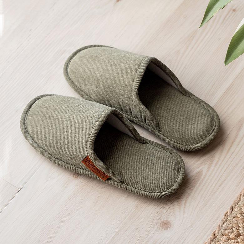 スリッパ 室内 履き 袋付き ルームシューズ  携帯 スリッパ  レディース 無地 コーデュロイ シンプル おしゃれ 収納 来客用 旅行 トイレ ダルトン DULTON 90396 | ブランド登録なし | 10