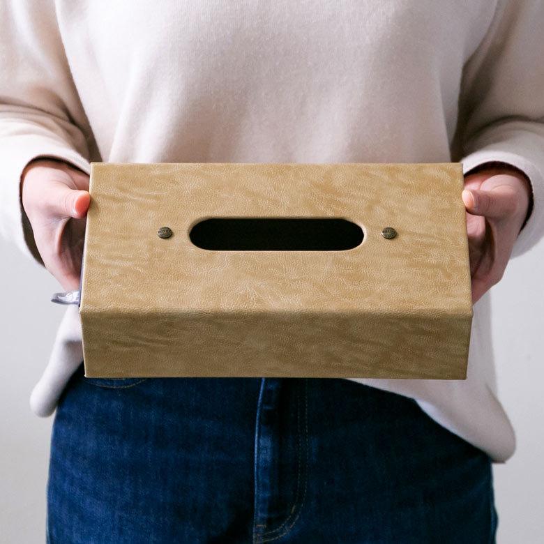 メール便対応 ティッシュケース ティッシュ ボックス 折り畳み カバー ケース コンパクト 壁掛け 吊り下げ 収納 おしゃれ インテリア ダルトン DULTON 90398 | ブランド登録なし | 14