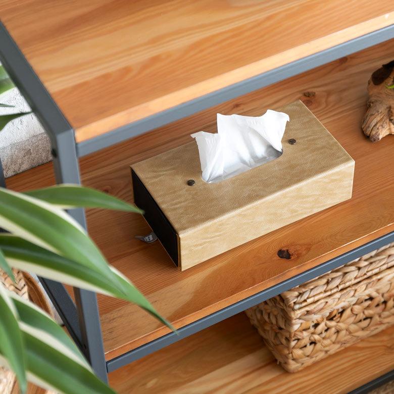 メール便対応 ティッシュケース ティッシュ ボックス 折り畳み カバー ケース コンパクト 壁掛け 吊り下げ 収納 おしゃれ インテリア ダルトン DULTON 90398 | ブランド登録なし | 17